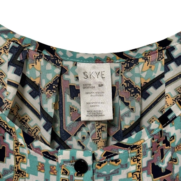 Skye: Women's Patterned Midi Dress with Straps - Picture 4 of 5